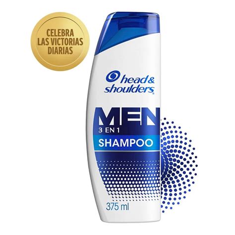 Shampoo Head And Shoulders Men 3 En 1 Control Caspa 375 Ml Walmart