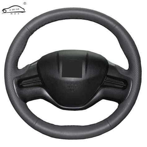 Genuine Leather Car Steering Wheel Cover For Honda Civic Civic