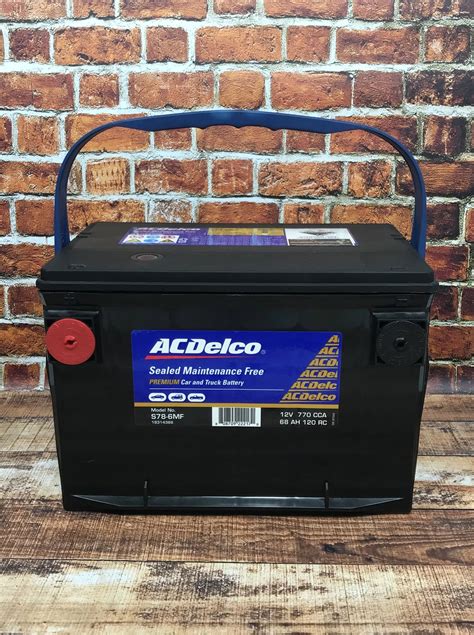 Ac Delco Premium S78 6mf 770cca 36mth Warranty Battery Hq