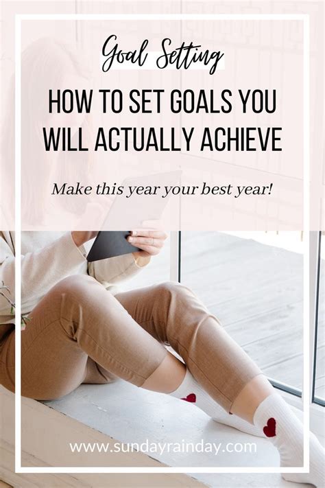 How To Set Goals You Will Actually Achieve Artofit