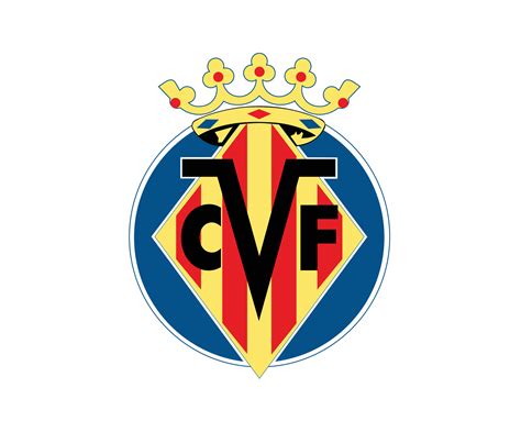 Villarreal CF Club Symbol Logo La Liga Spain Football Abstract Design