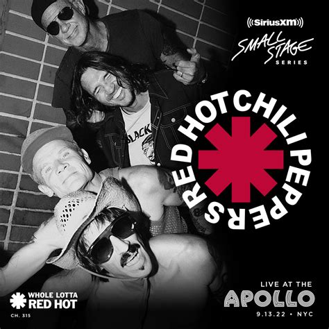 Red Hot Chili Peppers On Twitter Tonight At PM ET LIVE From The Apollo New York With