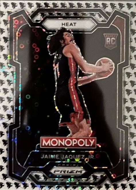 Jaime Jaquez Jr Prizm Monopoly Monopoly Man Black White