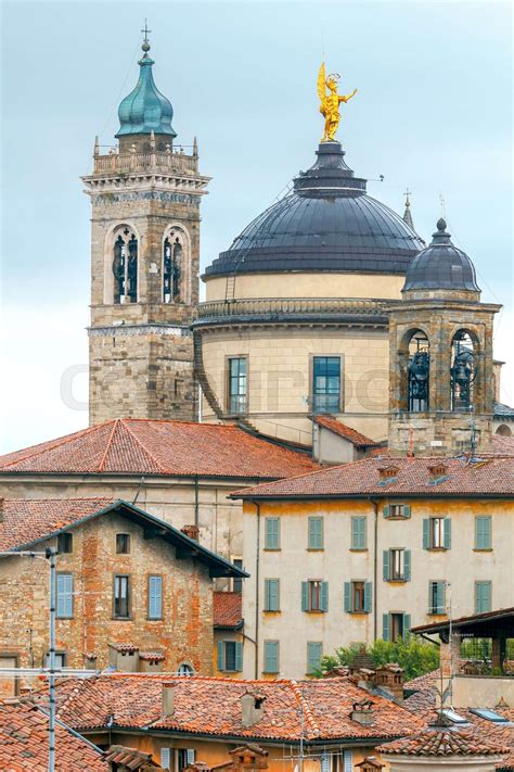 Bergamo. View of the old town. | Stock image | Colourbox