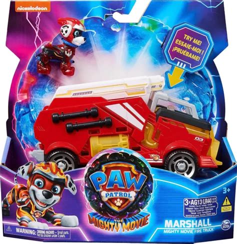 Paw Patrol The Mighty Movie Marshall Mighty Movie Camion De Pompiers