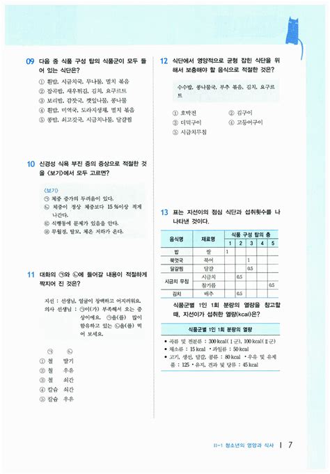 알라딘 미리보기 기출문제 요잘공 중1 기술가정