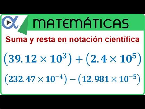 Ejercicio De Paso A Notaci N Cient Fica Iii Operaciones