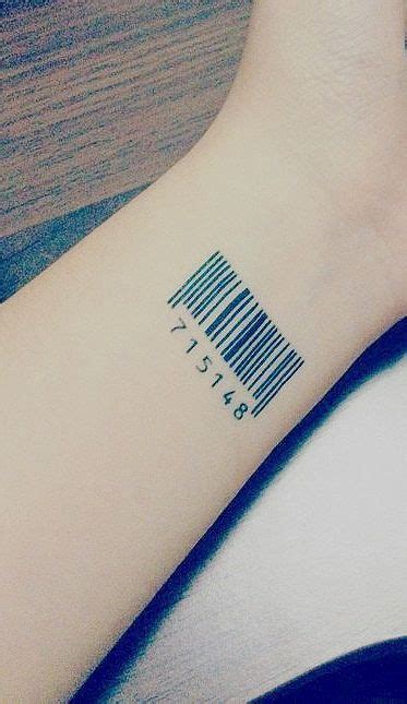 The Bar Code Tattoo 12 Barcode Tattoos Ideas Barcode Tattoo Tattoos