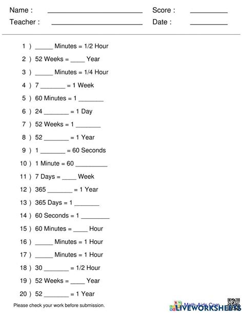 Converting Time Worksheet Primary Resources Teacher Made