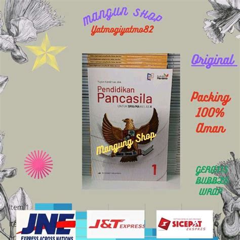 Jual Buku Pendidikan Pancasila Kelas X 10 SMA Kurikulum Merdeka