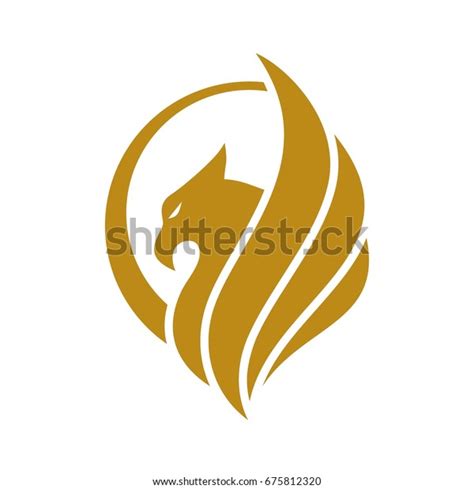 Gold Eagle Logo Design Template Stock Vector (Royalty Free) 675812320