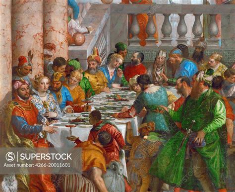 The Wedding Feast at Cana (Detail) by Veronese, Paolo (1528-1588) / Louvre, Paris / 1563 / Italy ...