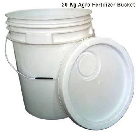 Plain White 20 Kg Agro Fertilizer Bucket At Rs 115piece In Jalandhar