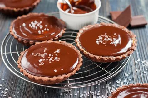 Salted Caramel Chocolate Tarts Recipe My Chef Toolbox