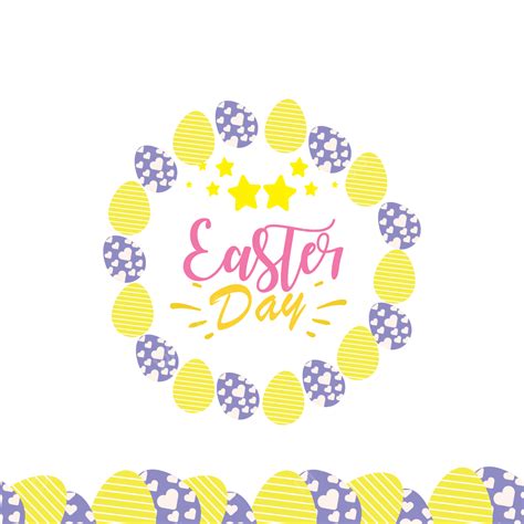 Easter Egg Collection Vector Art Png Happy Easter Day Colorful Egg