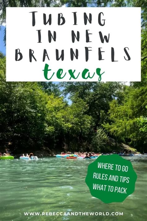 Tips for Tubing in New Braunfels [2023 Update] - Rebecca and the World