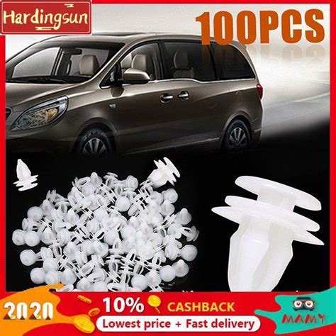 Hardingsun X Plastic Car Door Panel Retainer Rivet Trim Clip