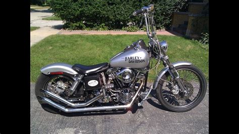 1980 Harley Davidson Fxwg 80 Shovelhead Bobber By Motonit LLC YouTube