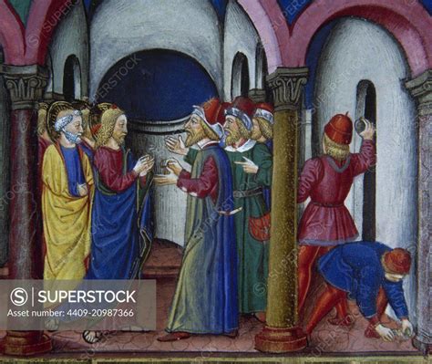 Cristoforo De Predis 1440 1486 Italian Miniaturist The Jews About