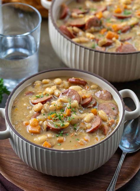 Creamy Bean Soup With Kielbasa Artofit