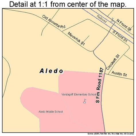 Aledo Texas Street Map 4801744