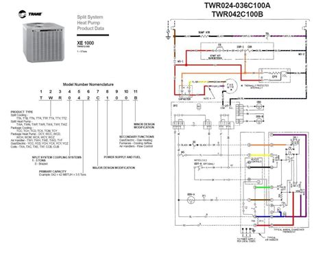 Trane Wiring Diagrams 2311 3329