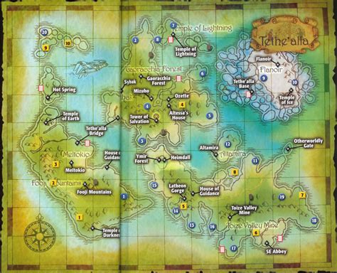 Tales Of Symphonia World Map Chests Deeann Geraldine