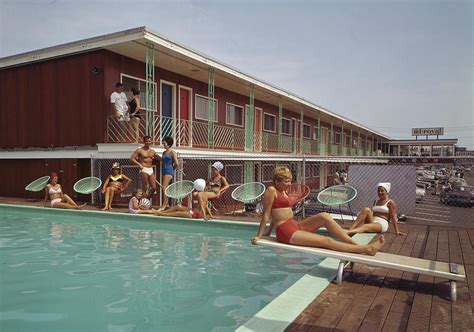 Swimming Pool At The Mt. Royal Motel Photograph by Aladdin Color Inc - Pixels