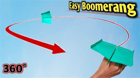 How To Make Boomerang Plane Easy Boomerang Airplane How To Make A