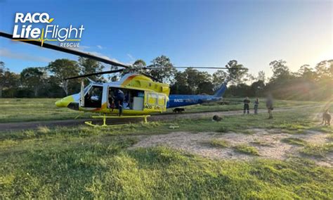 Motorcyclist Airlifted After Crashing On Home Made Ramp Lifeflight