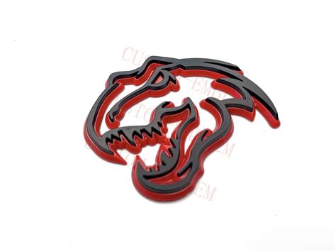 2x Dinosaur T Rex Trx Redeye Emblem For Dodge Ram Logo 1500 2500 Black