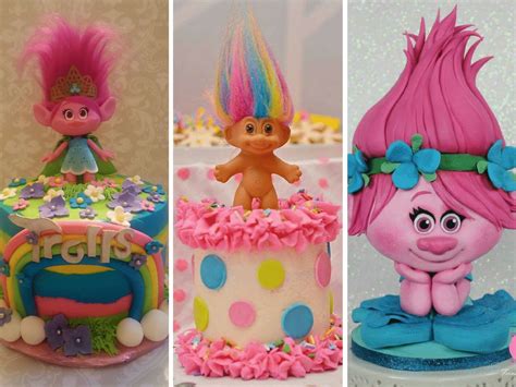 Bolos Decorados Do Trolls