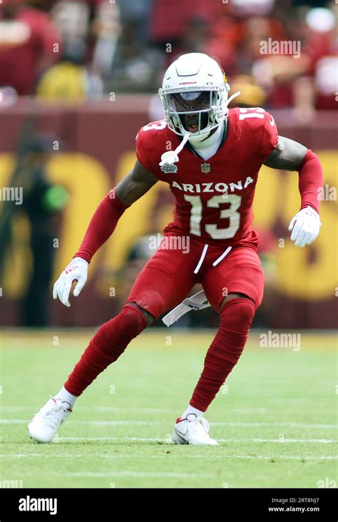 Arizona Cardinals Cornerback Kei Trel Clark 13 Runs During An Nfl Football Game Against The