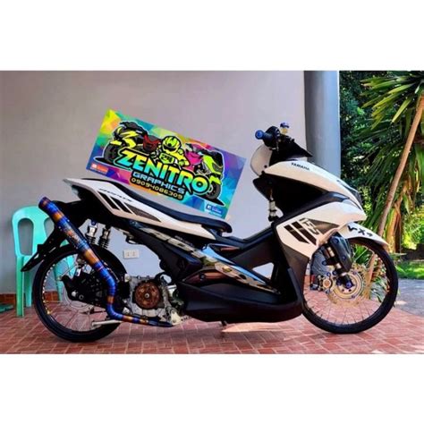 Aerox V Stock Decals In Transparent Sticker Lazada Ph