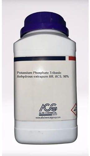 Potassium Phosphate Tribasic Anhydrous Extrapure Ar Acs 98 500gms