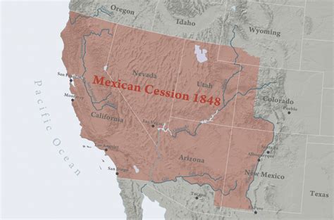 Mexican Cession Map