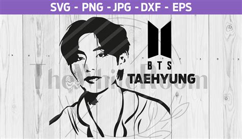 Bts V Taehyung Svg Archivo De Corte Bts Bangtan Descarga Etsy M Xico