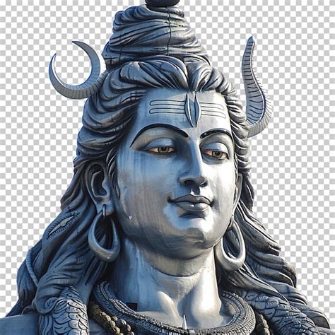 Maha Shivratri El Se Or Shiva En Un Fondo Transparente Aislado