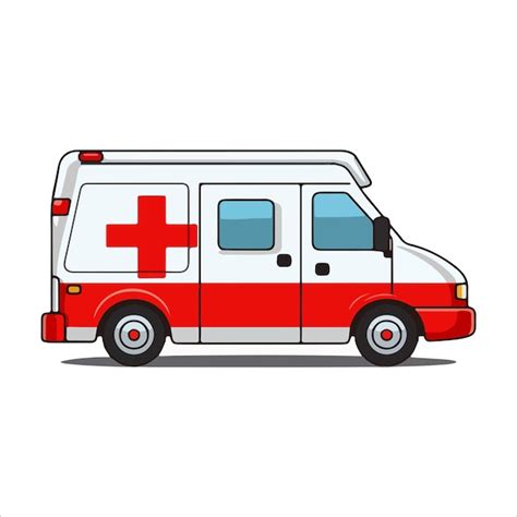 Premium Vector | Ambulance car cartoon