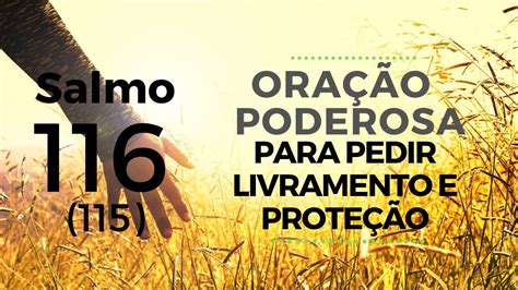 Salmo 116 Oração poderosa para pedir livramento e proteção