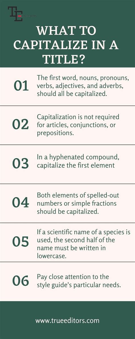 What To Capitalize In A Title Trueeditors