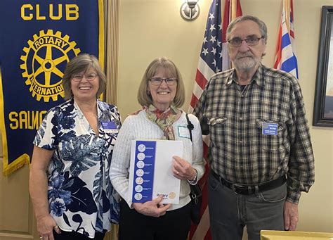 Welcome Back Nancy Cooper Rotary Club Of Salmon Arm