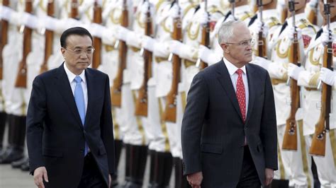 Li Keqiang Visit Chinese Premier Arrives In Australia For Five Day