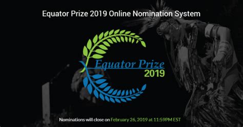 Call For Nominations Equator Prize 2019 Receive Usd 10000