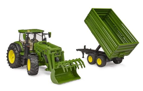 Bruder Tracteur John Deere R Avec Chargeur Frontal Et