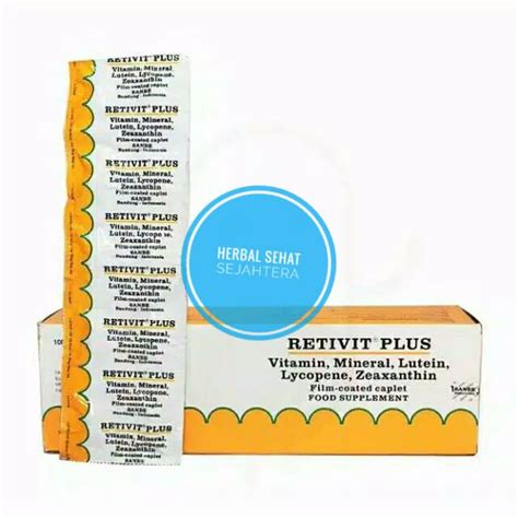 Jual RETIVIT PLUS Retivit Plus Retifit Plus Isi 100 Kaplet Per Box