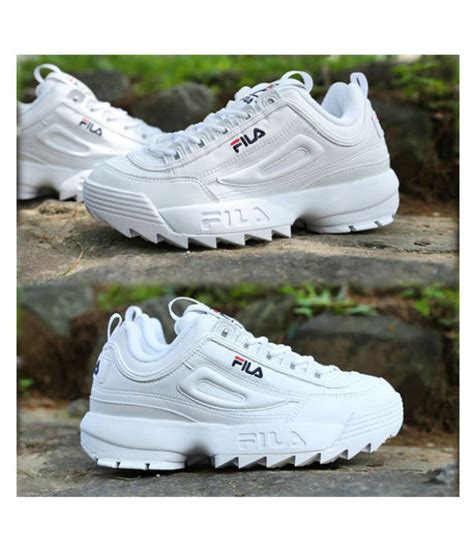 Fila Disrupter 2 White Running Shoes Buy Fila Disrupter 2 White