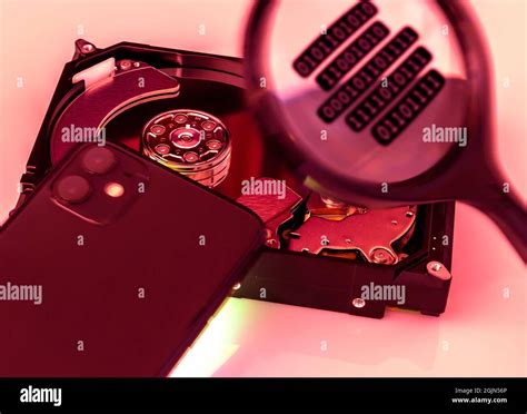 Forensic Examination Of Electronic Devices Stock Photo Alamy