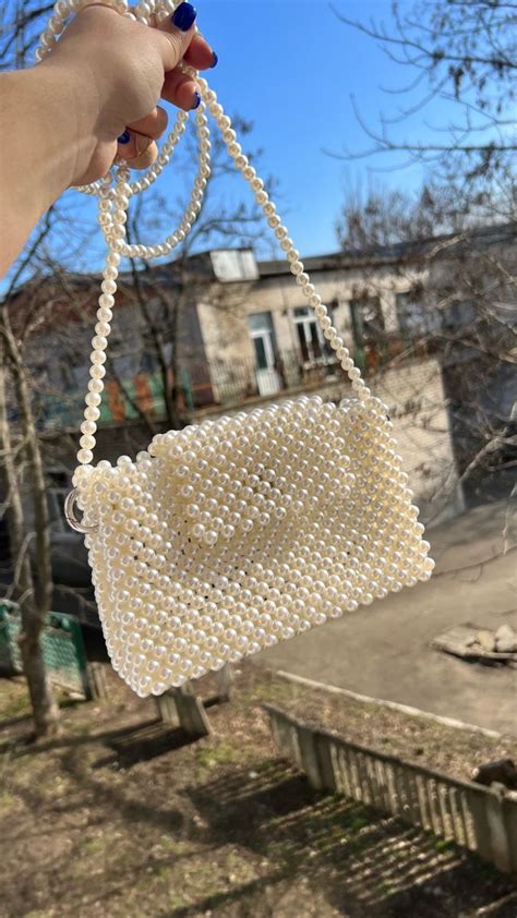 Сумка из бусин | Сумки из бисера, Сумки, Белые сумки