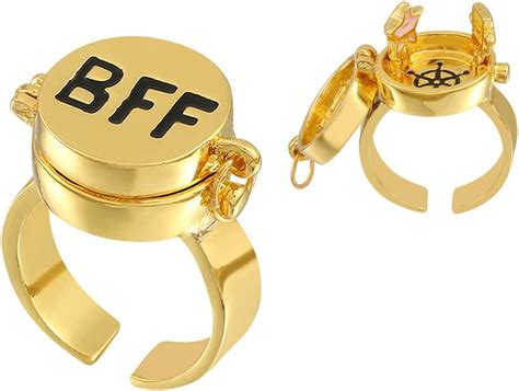 Gyrmmue Spongebob Bff Ringsopening Adjustable Best Friends